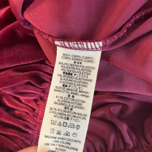 Free People Velvet High Neck Lace Blouse RTM - Picture 8 of 8